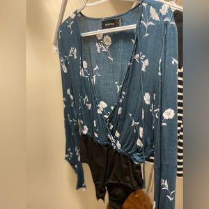 Mink pink bodysuit- like new